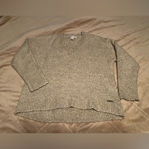 MICHAEL  Michael Kors slubbed v-neck sweater